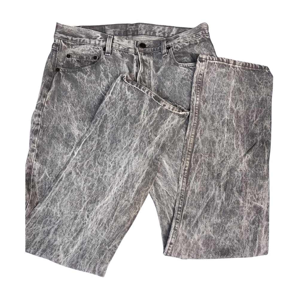 Levi's Men's 501 36x34 Acid Washed Jeans, Vintage 1980’s - Picture 3 of 6